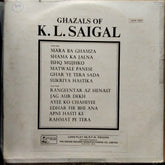 K. L. Saigal  - Ghazals Of K. L. Saigal (Vinyl)